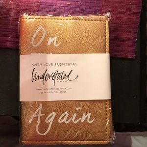 Understated Leather passport holder & luggage tag